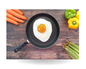 目玉焼きのイラストの画像